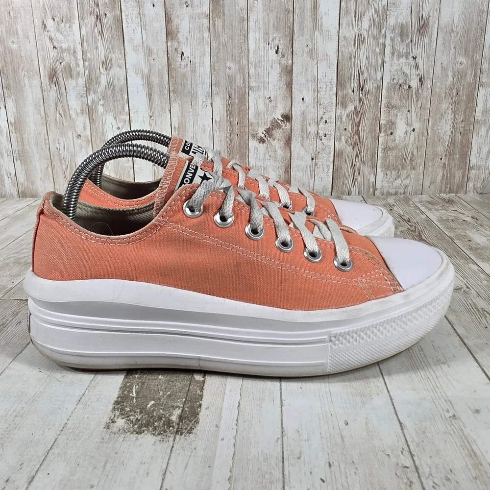 Converse‎ All Star Move Platform Sneakers Terra Orange Low Top 572723C Womens 9